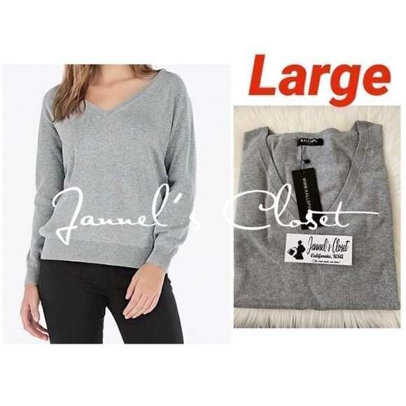 New Boutique Women's Cotton Pullover Sweater Relax Fit - Picture 1 of 6